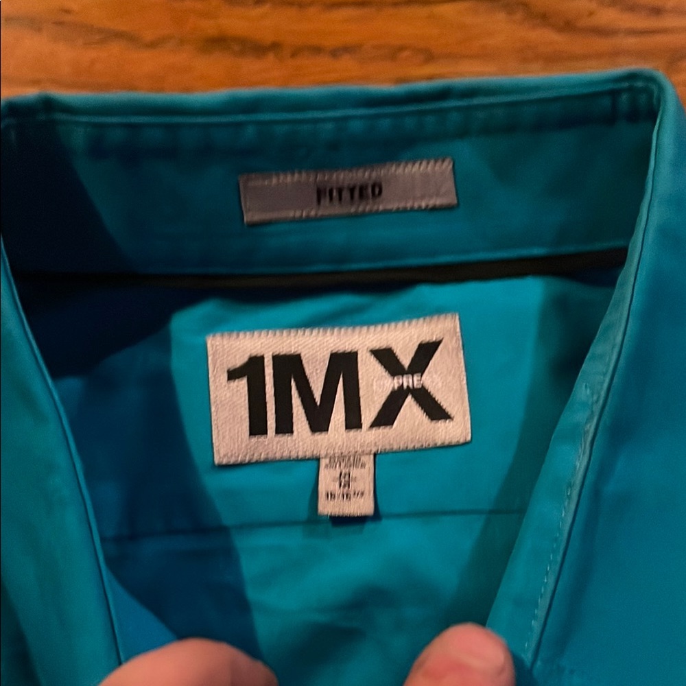 Express Men's Dress Shirt in Teal